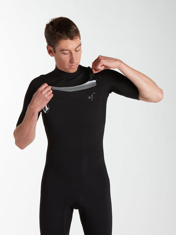 Volcom Modulator 2/2MM Short Arm Chest Zip Wetsuit
