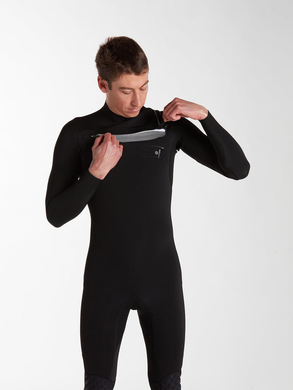 Volcom Modulator 2mm Chest Zip Fullsuit - Black
