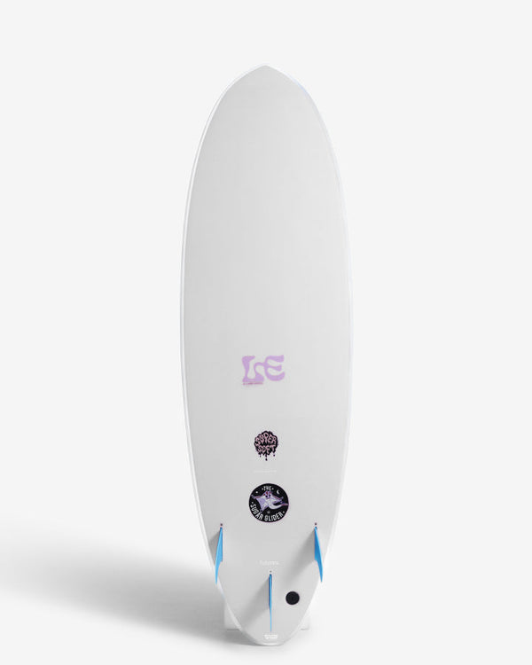 MFxLAURA SUGAR GLIDER SUPER SOFT - GREY/SKY 6'0