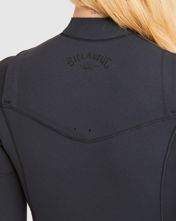 Billabong 3/2 Salty Dayz Natural Chest Zip Steamer Wetsuit