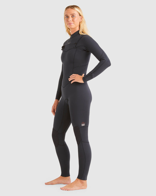 Billabong 3/2 Salty Dayz Natural Chest Zip Steamer Wetsuit