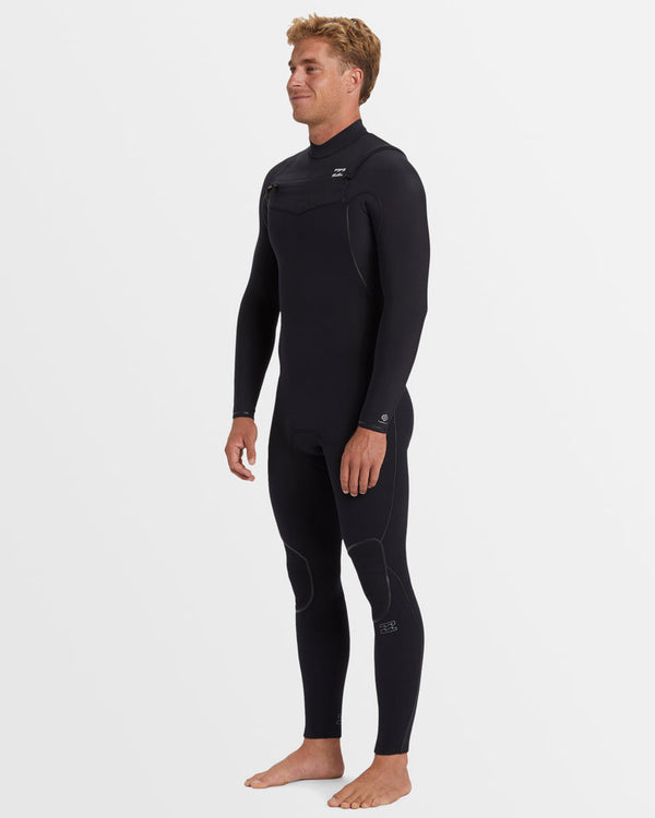 Billabong 3/2mm Furnace Natural Chest Zip Steamer Wetsuit