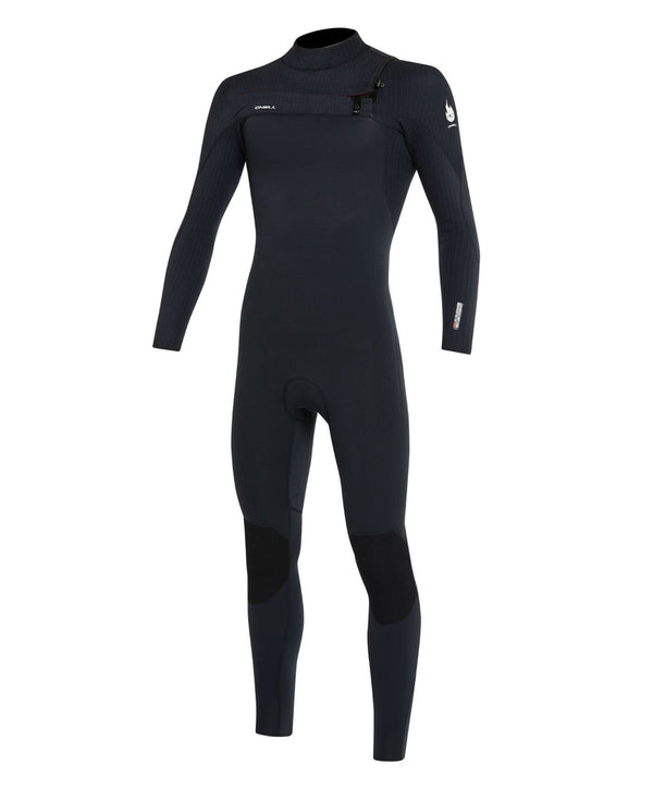 O'Neill HyperFire 3/2mm Steamer Chest Zip Wetsuit - Carbon