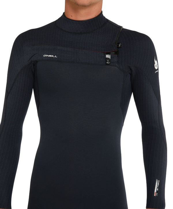 O'Neill HyperFire 3/2mm Steamer Chest Zip Wetsuit - Carbon
