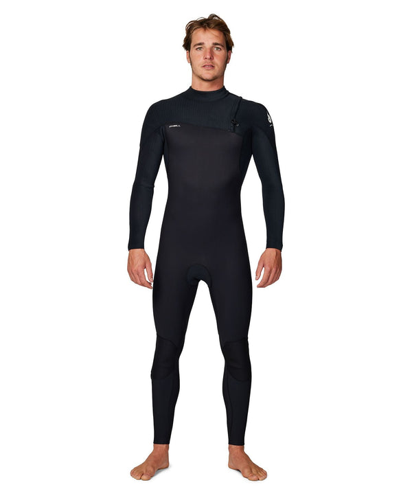 O'Neil HyperFire 3/2mm Steamer Zipperless Wetsuit - Black