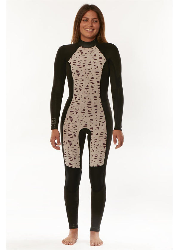 Sisstrevolution Seven Seas 3/2mm Back Zip Steamer Wetsuit Laguna