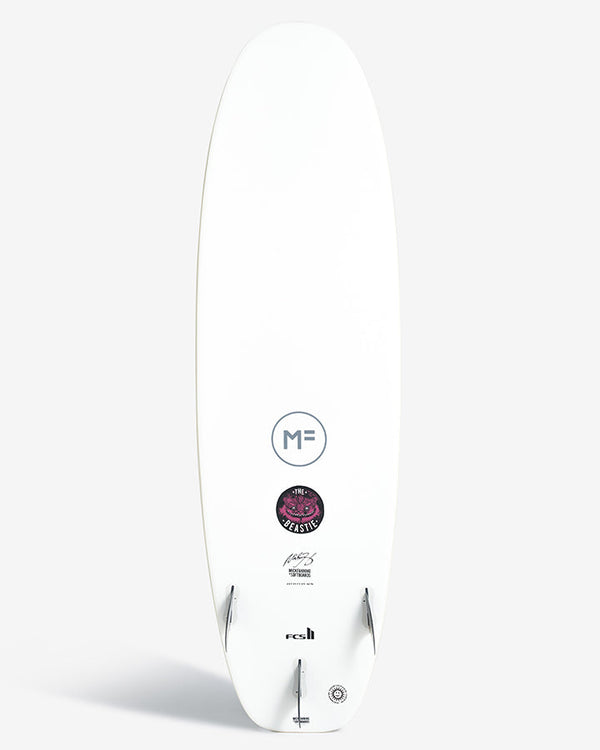 Beastie Epoxy Lam White 6'0 FCSII