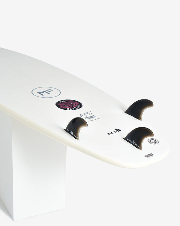 Beastie Epoxy Lam White 6'0 FCSII