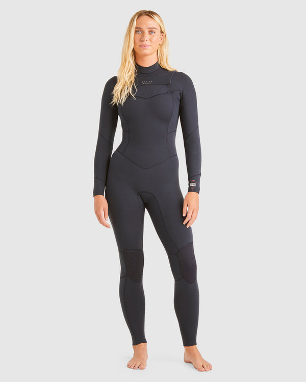 Billabong 3/2 Salty Dayz Natural Chest Zip Steamer Wetsuit