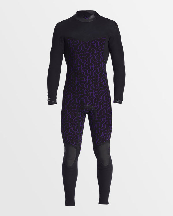 Billabong 3/2mm Furnace Natural Chest Zip Steamer Wetsuit