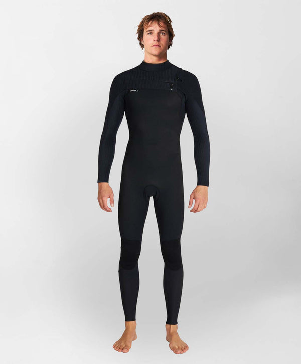 O'Neill HyperFreak 2/2mm Steamer Chest Zip Wetsuit - Black
