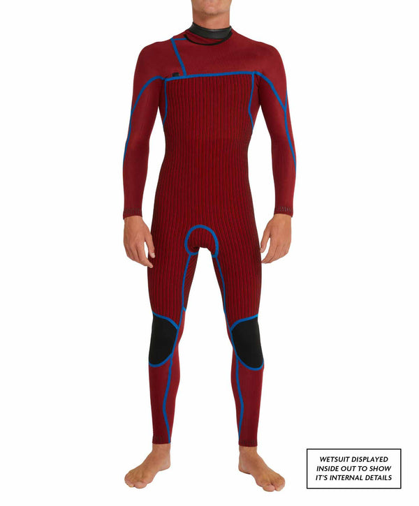 O'Neill HyperFire 3/2mm Steamer Chest Zip Wetsuit - Carbon