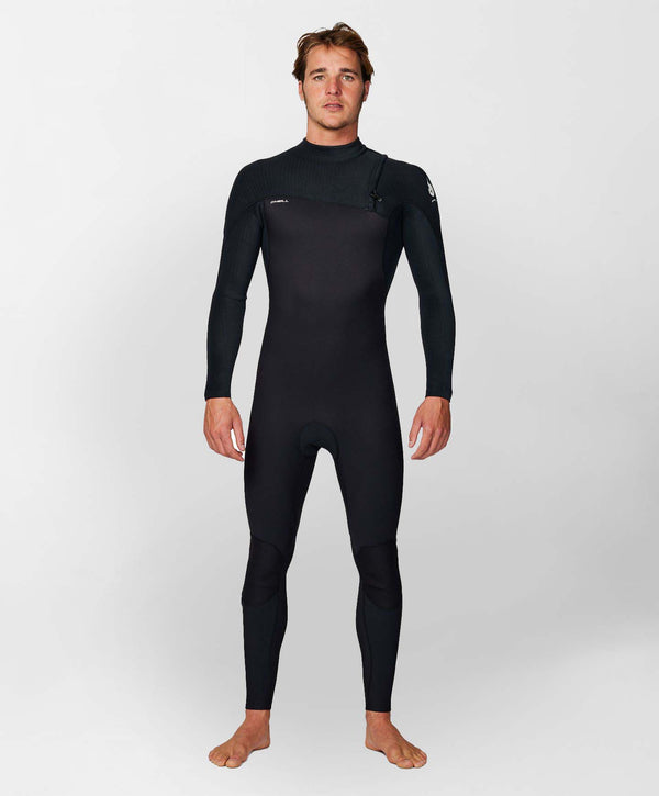 O'Neil HyperFire 3/2mm Steamer Zipperless Wetsuit - Black